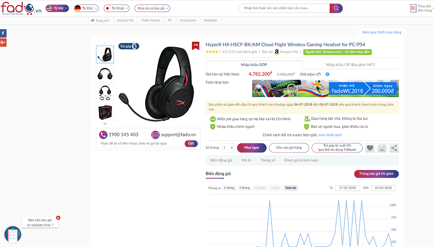 HyperX wireless tren FADO