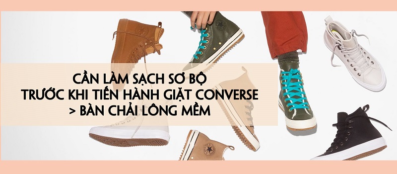 lam sach giay converse