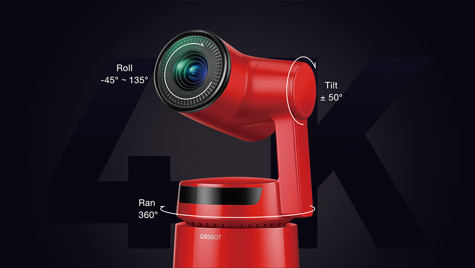 Obsbot Tail hỗ trợ công nghệ hình ảnh cao cấp như HDR10 / 3DLUT / 3DNR
