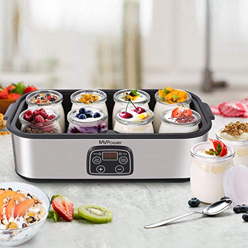 MVPower Automatic Digital Yogurt Machine cho thời gian thiết lập lên tới 48 giờ.