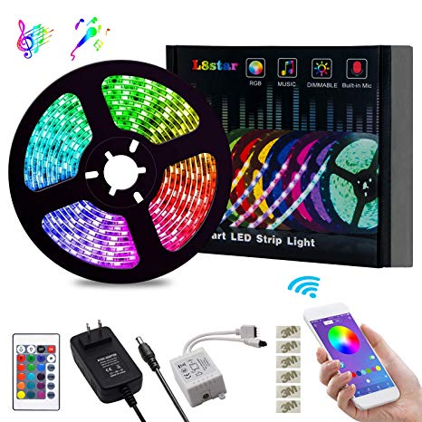 L8Star LED Strip Lights có thể điều khiển ánh sáng thông qua ứng dụng trên điện thoại thông minh
