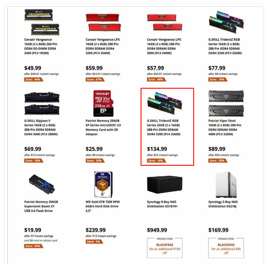 Tham khảo sản phẩm trên Newegg