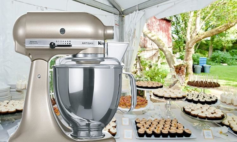 mua may tron bot danh trung KitchenAid