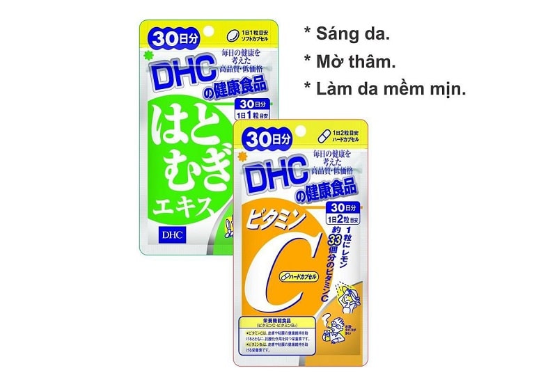 Combo DHC Hỗ trợ sáng da