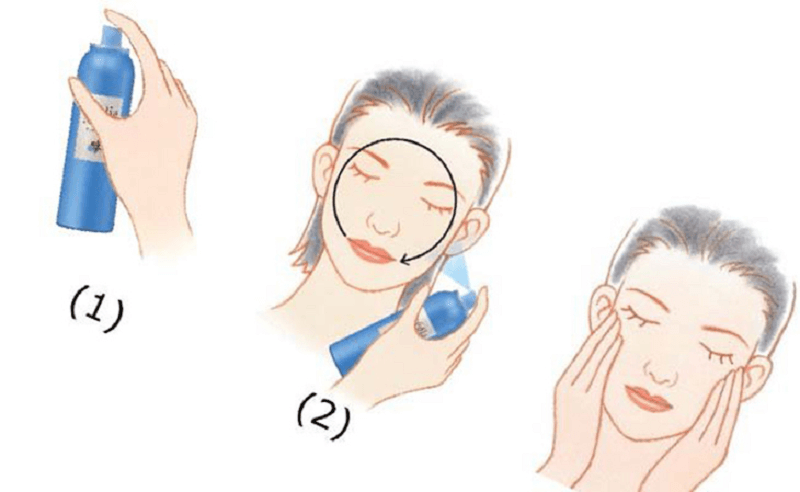 Hướng dẫn sử dụng xịt khoáng đúng cách