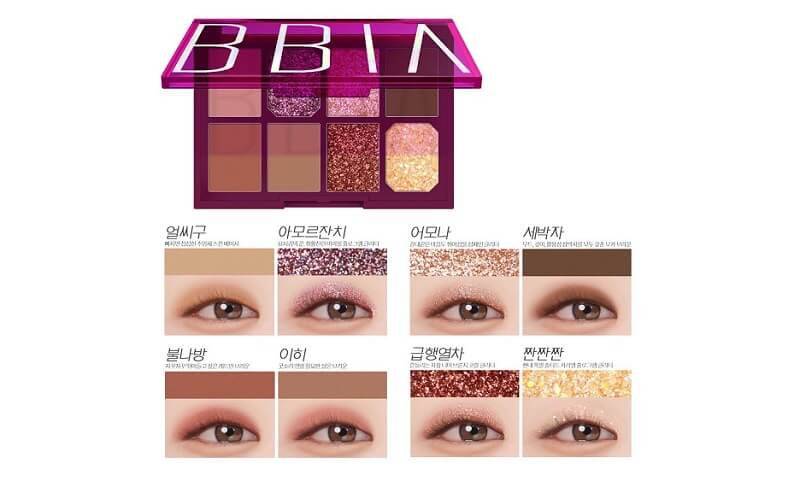 Review phấn mắt Bbia và bảng màu đẹp nhất