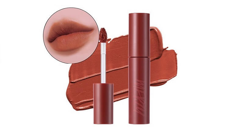 Son màu nâu đất Merzy Bite The Beat Mellow Tint màu M3 – Spice Brick