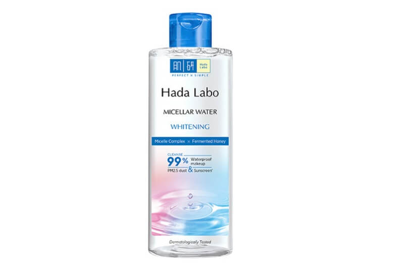 Nước tẩy trang Hada Labo Micellar Water Whitening siêu căng mịn