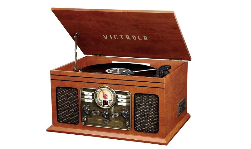 Victrola Nostalgic 6-in-1 Bluetooth Record Player & Multimedia Center
