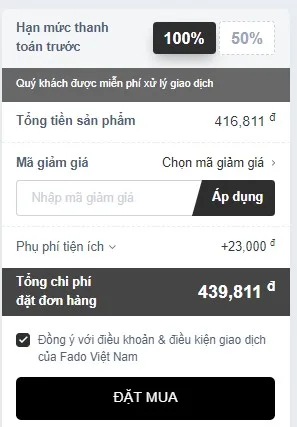 Hạn mức thanh toán linh hoạt