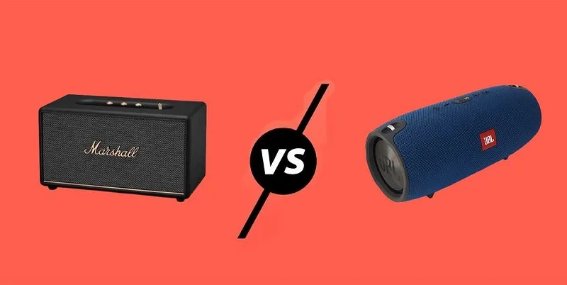 Loa Marshall và JBL có nhiều điểm khác biệt