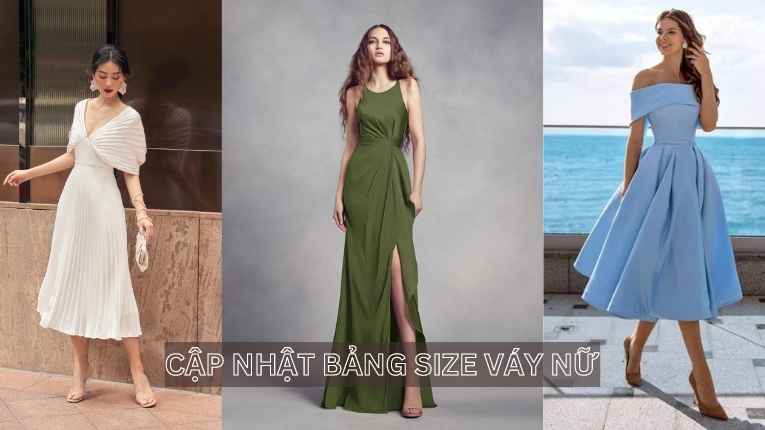 Bảng size váy nữ
