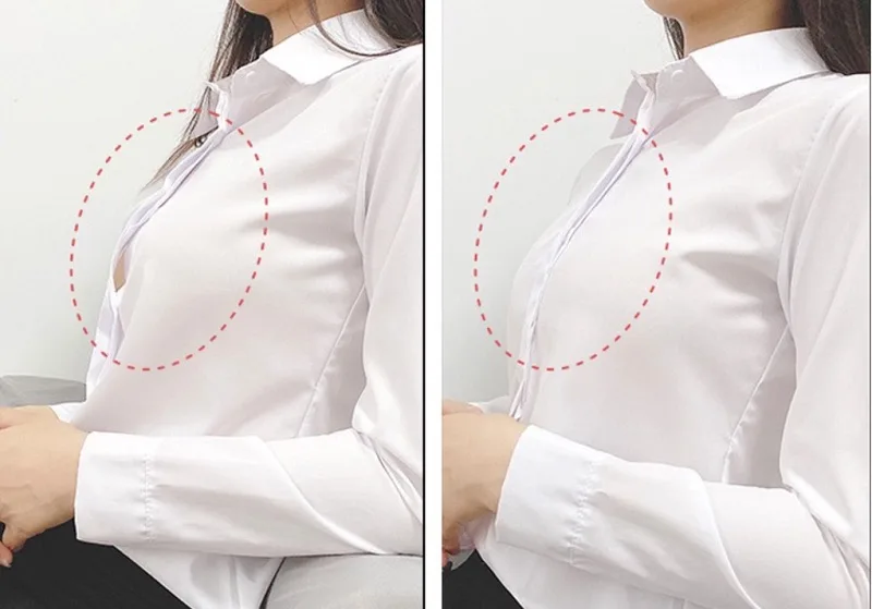 Sử dụng phụ kiện giúp cố định áo sơ mi