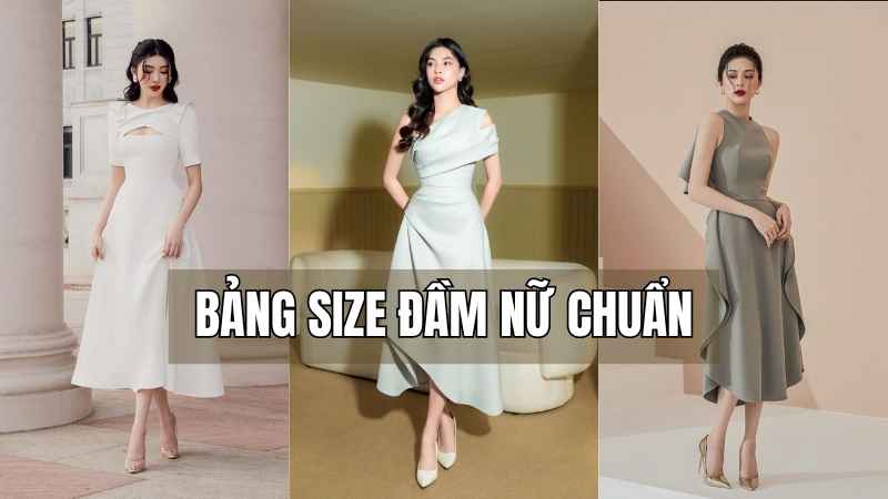 Bảng size đầm cho nữ