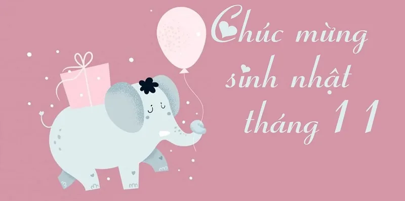 Chọn những stt sinh nhật tháng 11 gửi đến người thân yêu