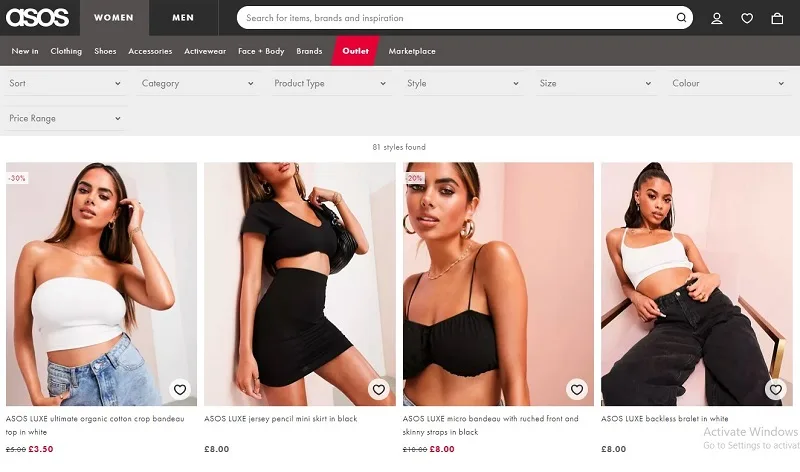 Chất lượng sản phẩm của ASOS được đánh giá rất tốt