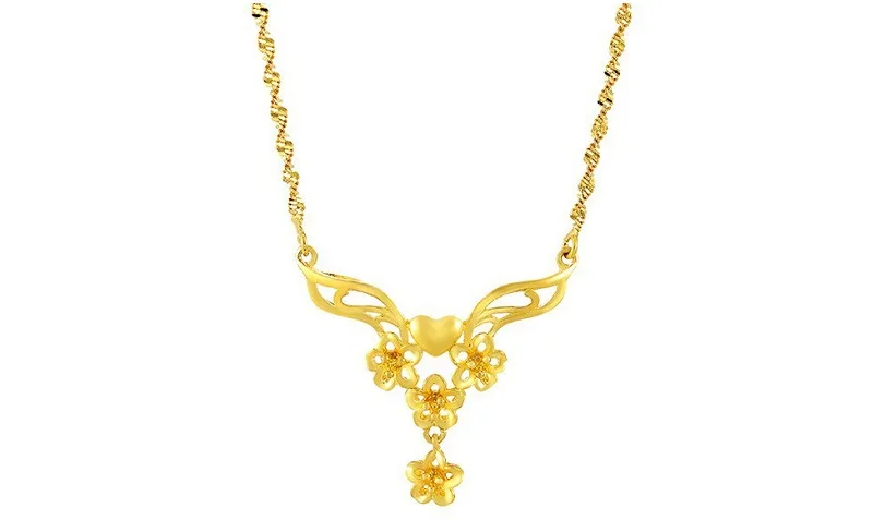 Dây chuyền Xuping khắc hoa cổ điển có độ bền cao