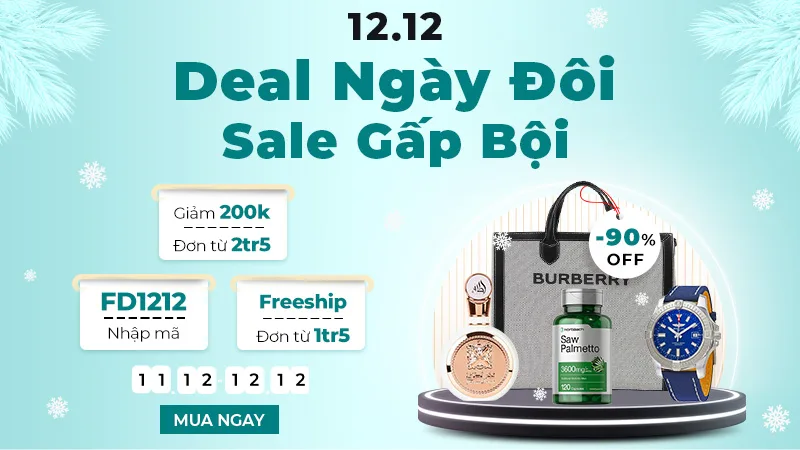 Deal ngày đôi - sale gấp bội