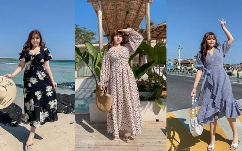 7 cách phối đồ đi biển cho nữ béo cực gợi cảm và thu hút
