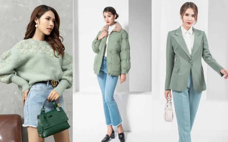 Màu xanh ngọc phối với màu gì? 6 kiểu phối đồ ưng ý nhất