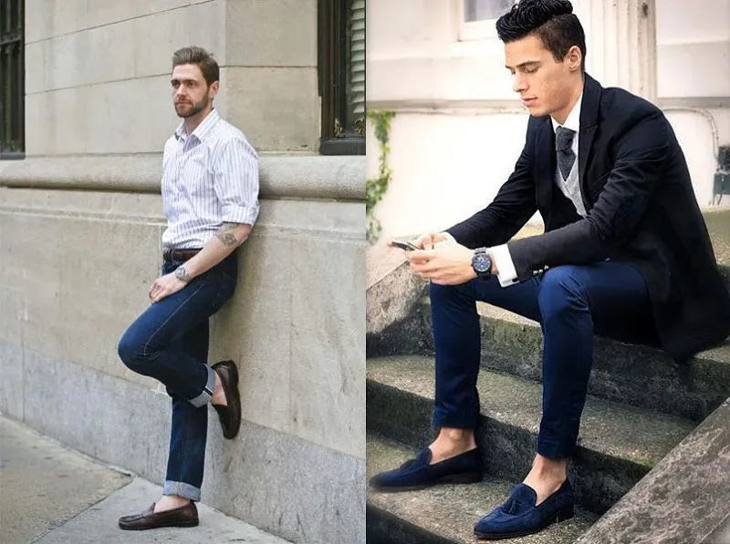 Mặc quần Jean mang giày gì cho nam ấn tượng, trẻ trung?