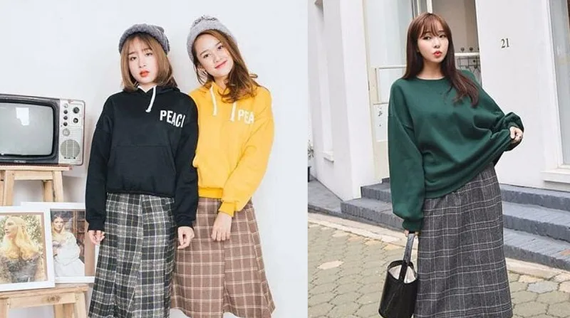 Chân váy Caro phối với áo gì? Cách phối đồ đẹp và phong cách
