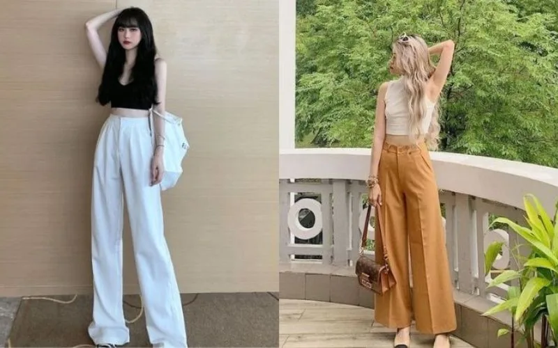 7 cách phối set áo croptop và quần ống rộng cực trẻ trung năng động