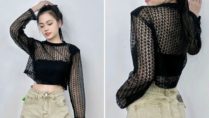 Gợi ý 15 tips phối đồ với áo lưới vừa tinh tế vừa cá tính