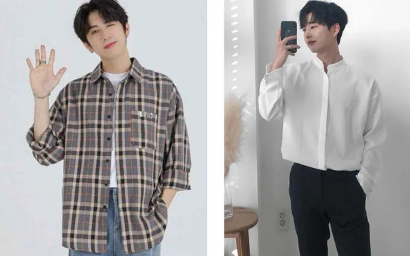 9 cách phối đồ với áo sơ mi form rộng nam chuẩn boy Hàn