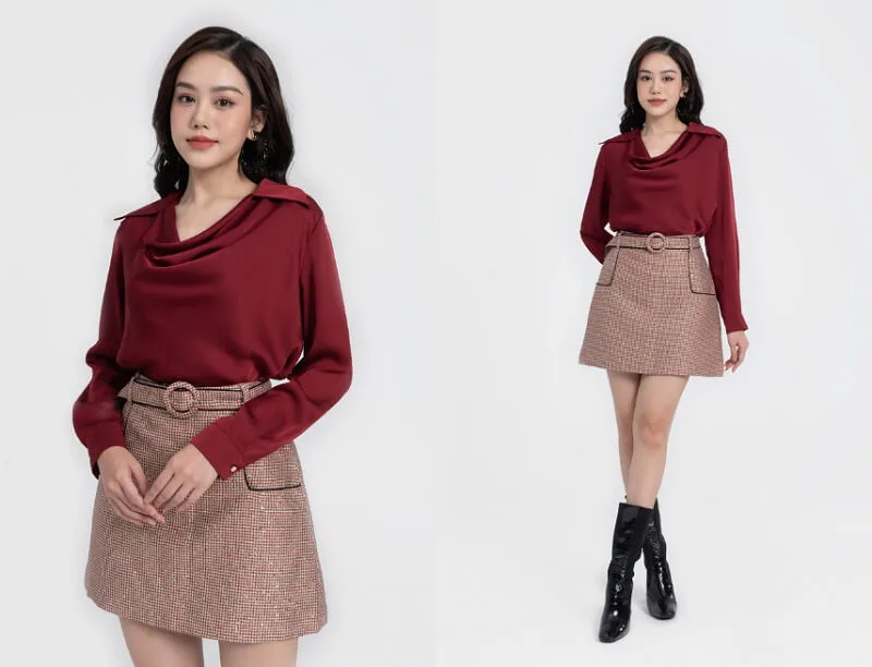 Những kiểu áo dành cho người mập thấp giúp che khuyết điểm