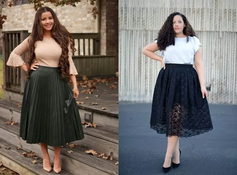 Kiểu váy cho người lùn béo bụng đẹp nhất? Lưu ý gì khi phối đồ