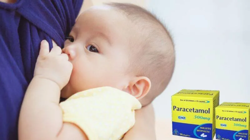 Đang cho con bú uống panadol xanh được không?