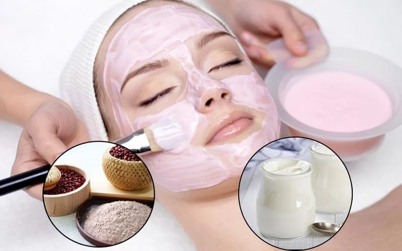 Bột đậu đỏ trộn với gì để đắp mặt? có làm trắng da mặt không?