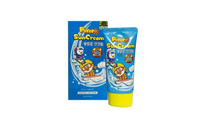 Kem chống nắng Pororo của nước nào? cho bé mấy tuổi? giá bao nhiêu?